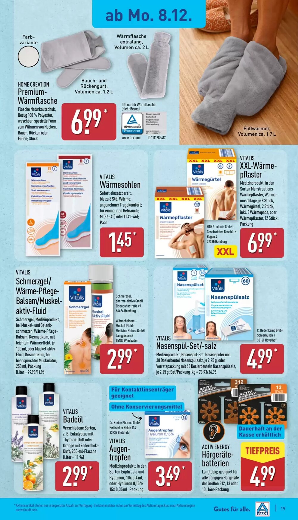 Aldi Nord Prospekt (ab 08.12.2025) zum Blättern - Seite 19