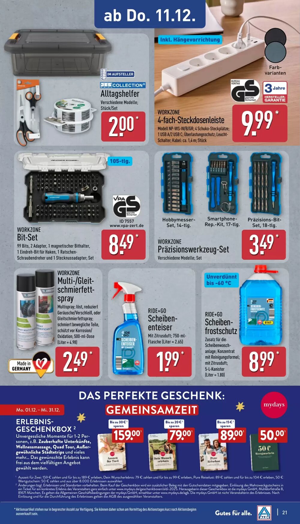Aldi Nord Prospekt (ab 08.12.2025) zum Blättern - Seite 21