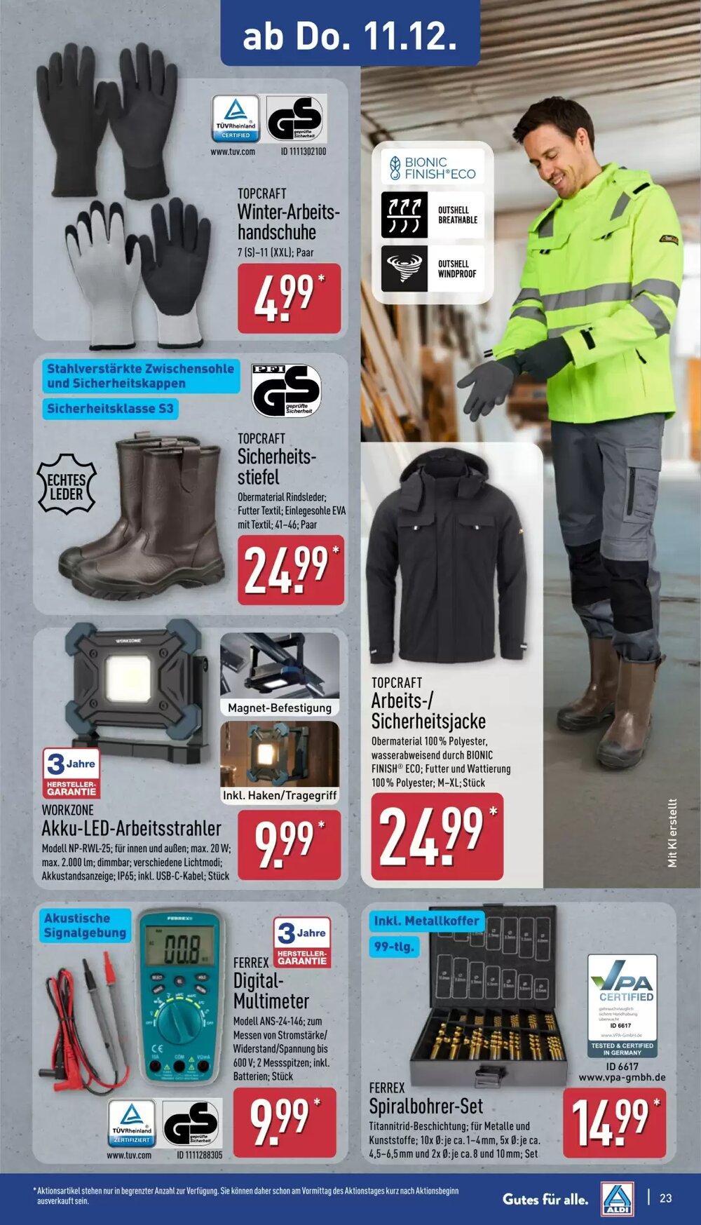 Aldi Nord Prospekt (ab 08.12.2025) zum Blättern - Seite 23