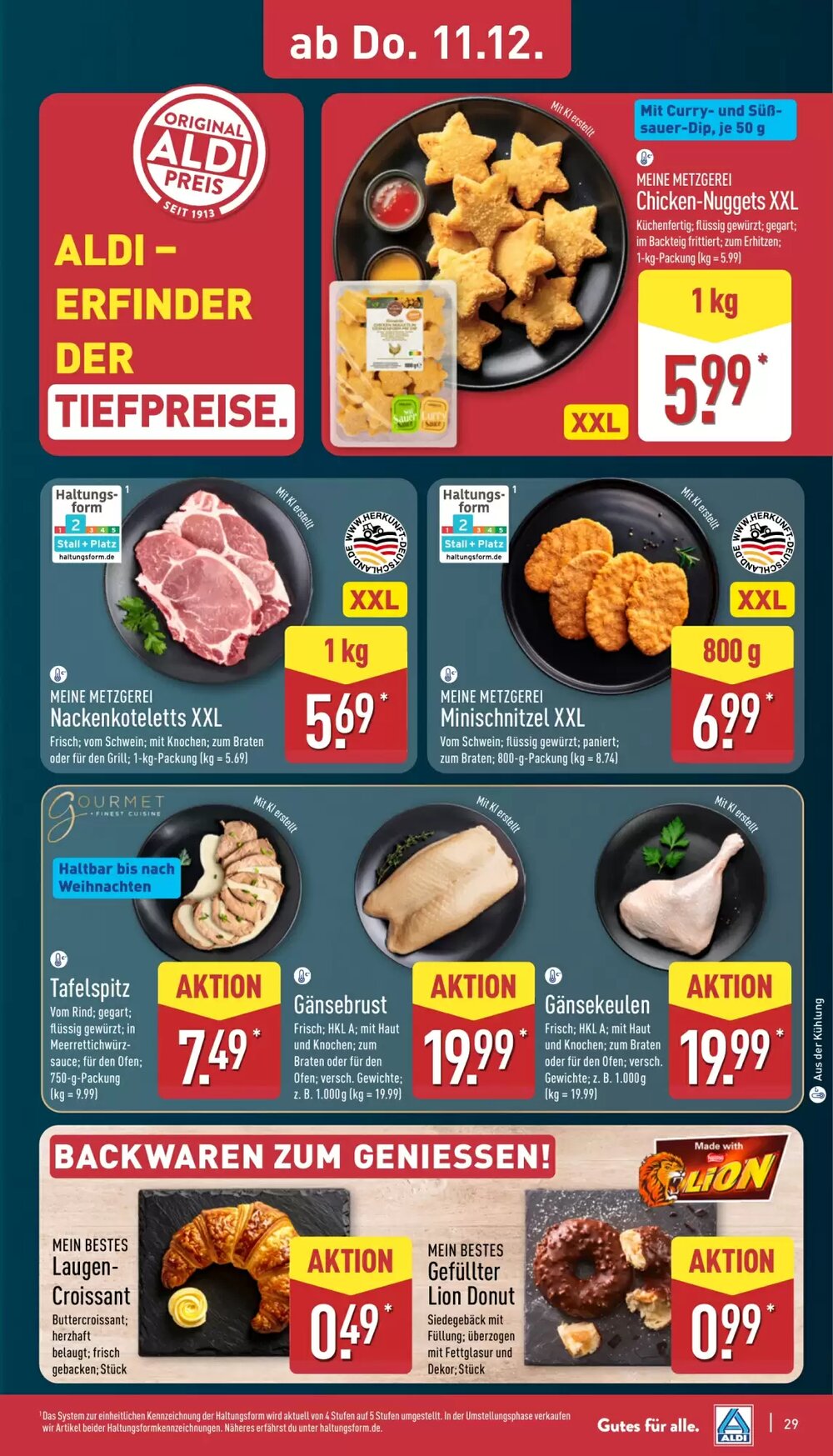 Aldi Nord Prospekt (ab 08.12.2025) zum Blättern - Seite 29
