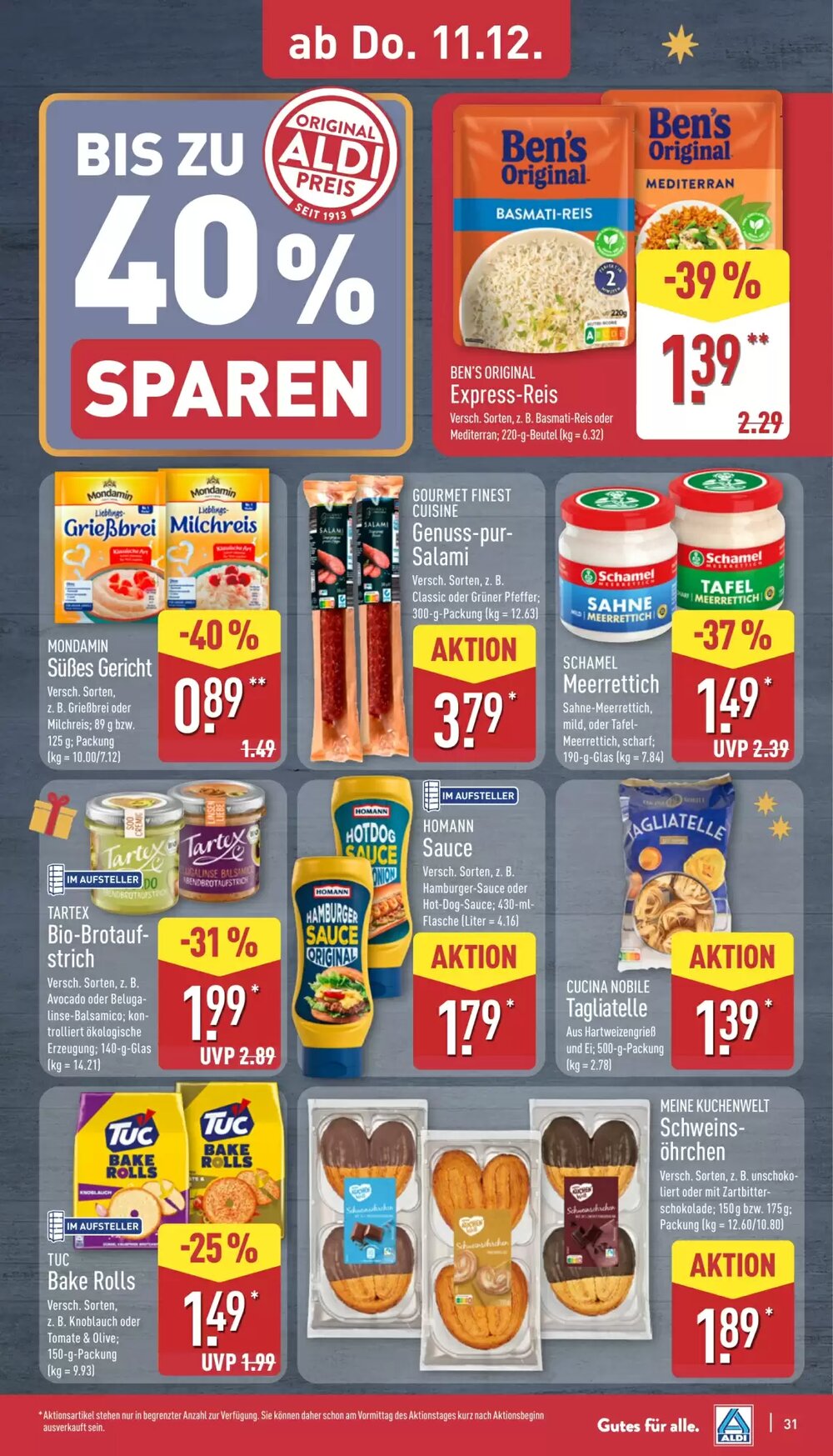 Aldi Nord Prospekt (ab 08.12.2025) zum Blättern - Seite 31