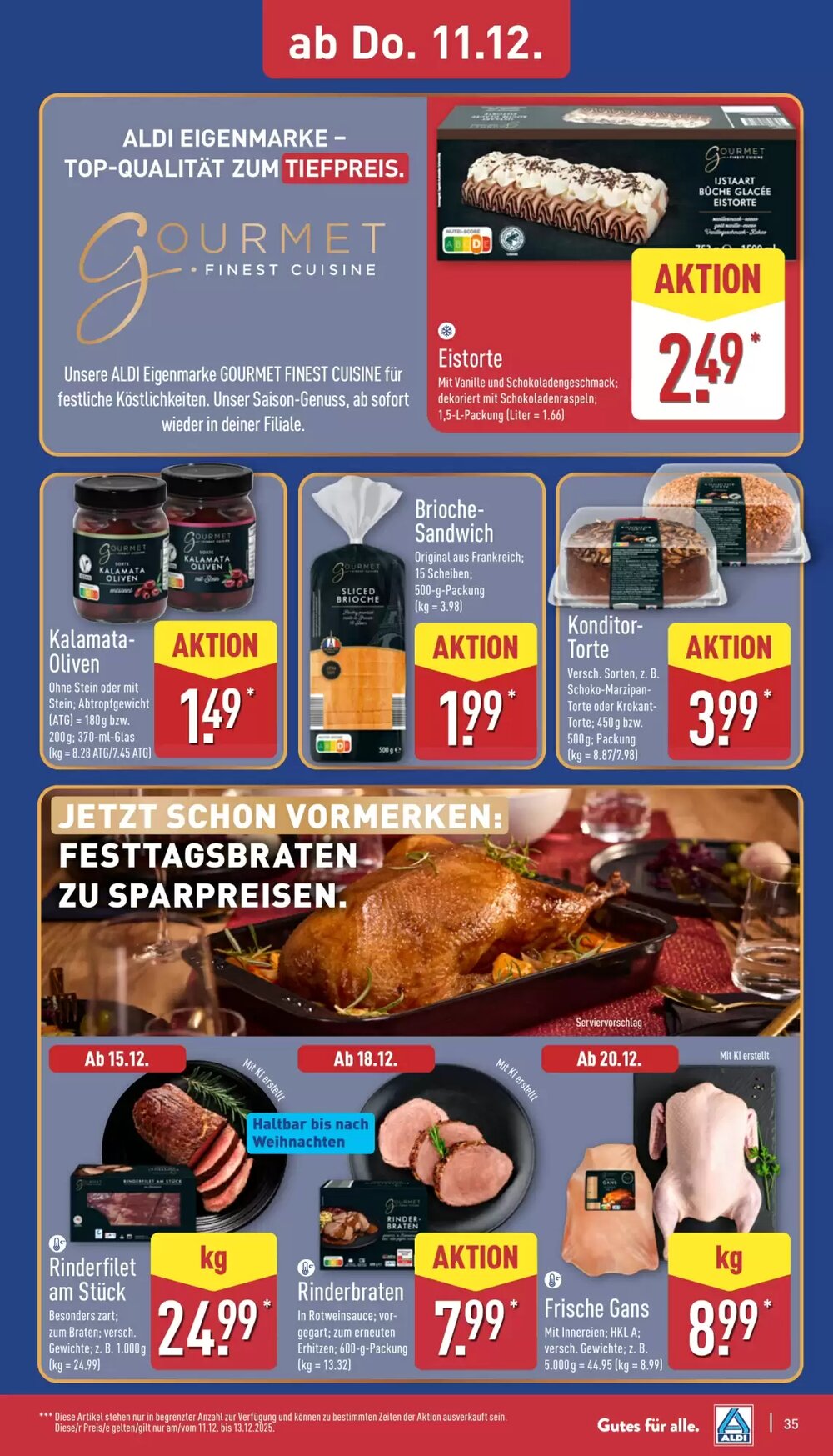Aldi Nord Prospekt (ab 08.12.2025) zum Blättern - Seite 35