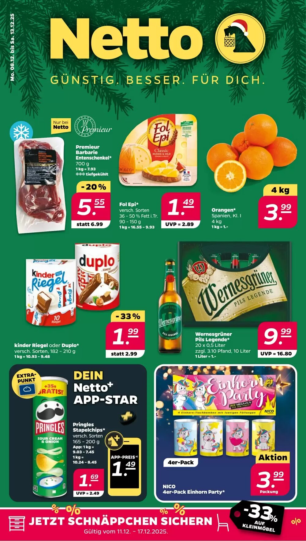 NETTO Prospekt (ab 08.12.2025) zum Blättern - Seite 1