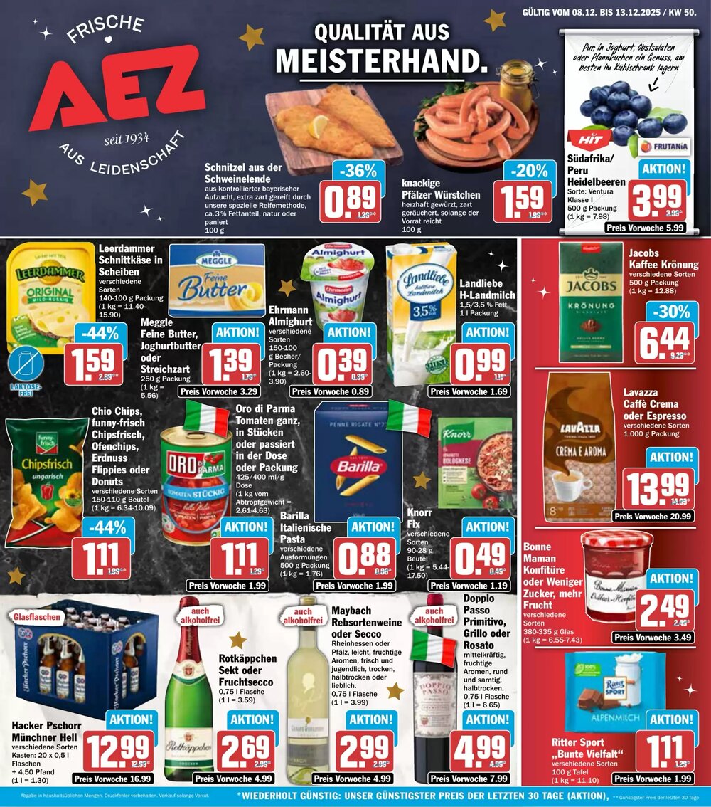 AEZ Prospekt (ab 08.12.2025) zum Blättern - Seite 1