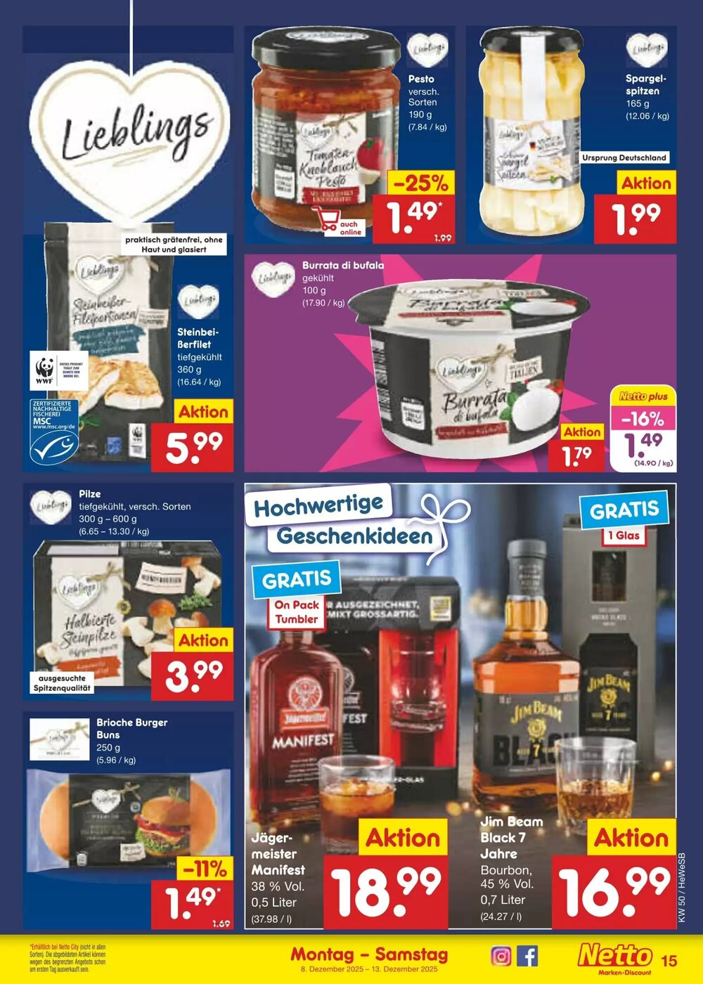 Netto Marken-Discount Prospekt (ab 08.12.2025) zum Blättern - Seite 15