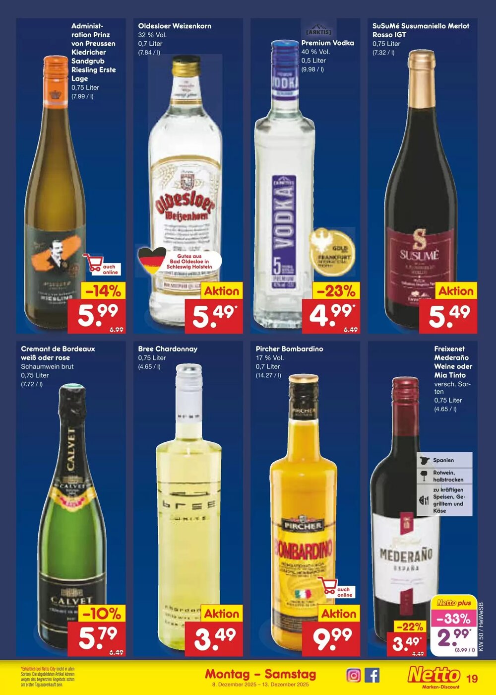 Netto Marken-Discount Prospekt (ab 08.12.2025) zum Blättern - Seite 19