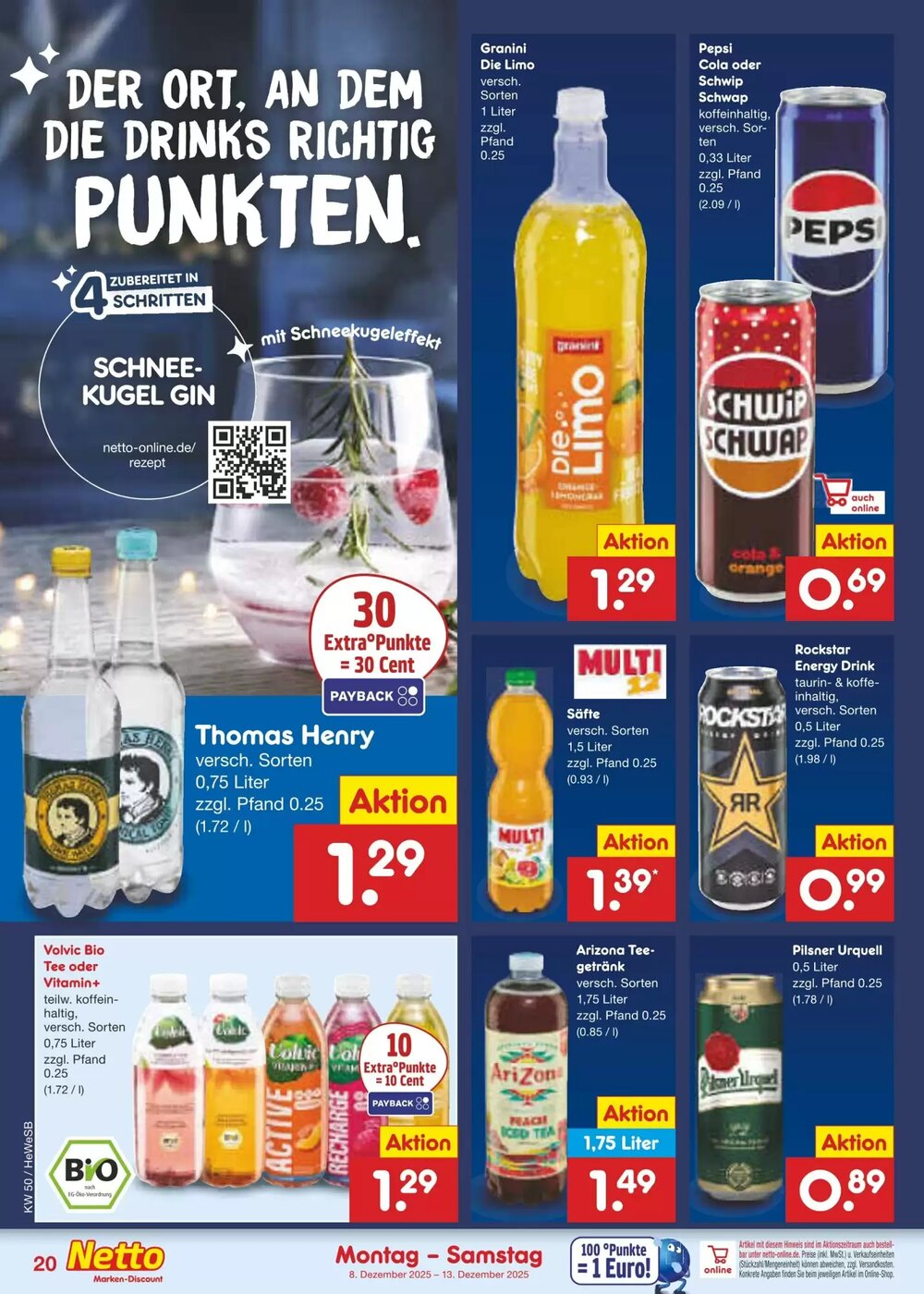 Netto Marken-Discount Prospekt (ab 08.12.2025) zum Blättern - Seite 22