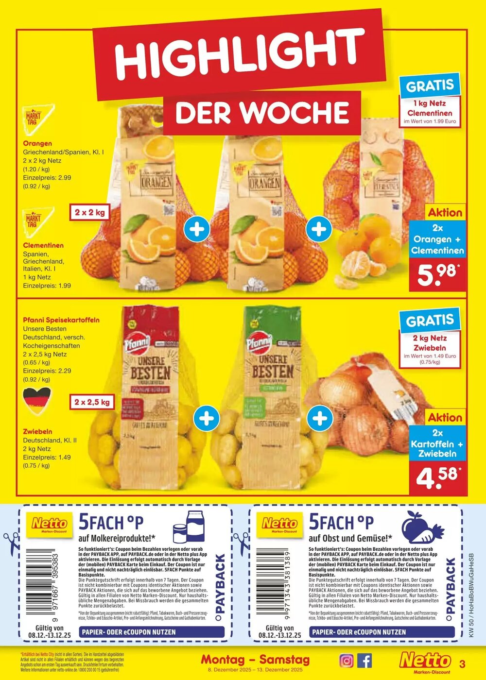Netto Marken-Discount Prospekt (ab 08.12.2025) zum Blättern - Seite 3