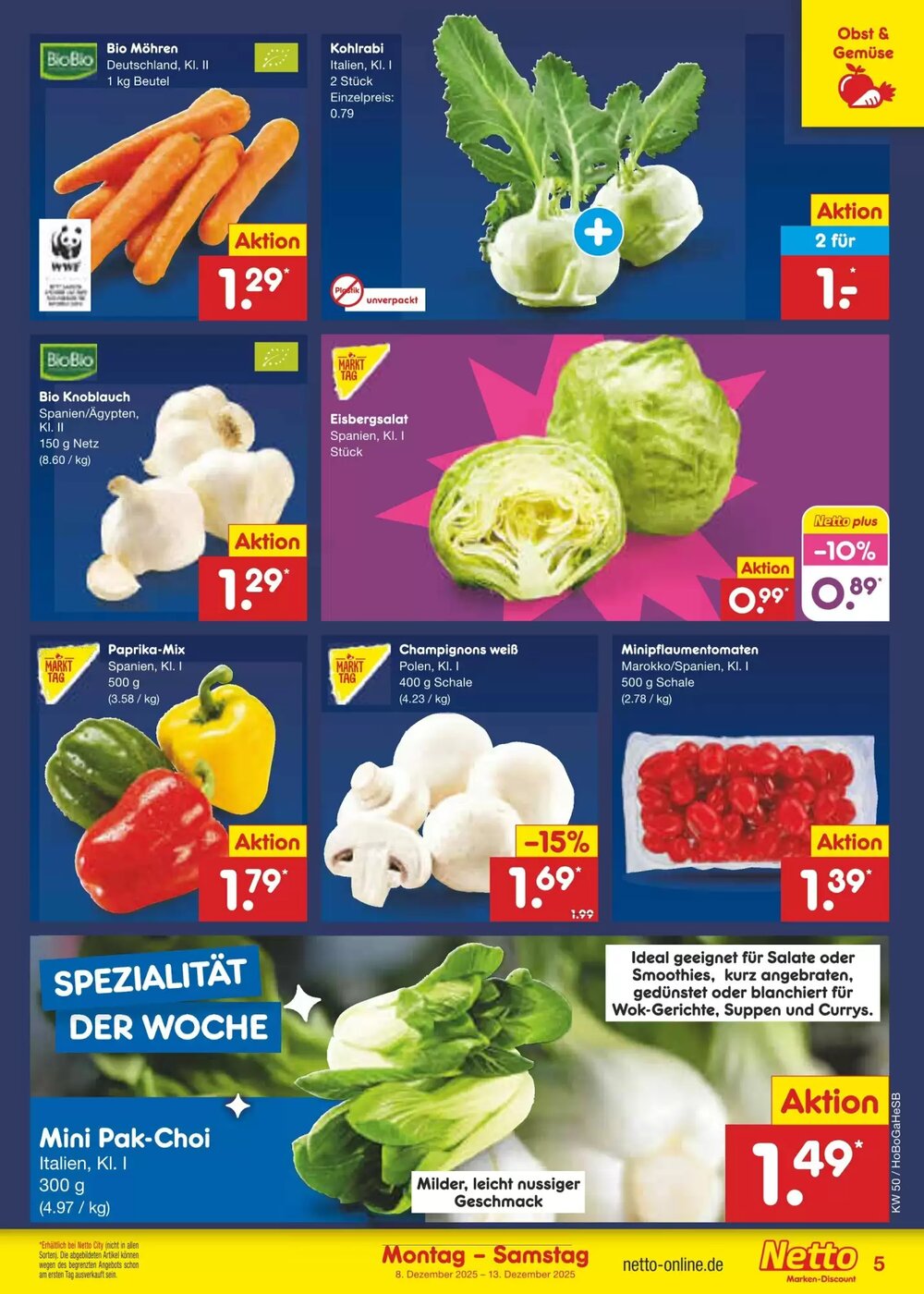 Netto Marken-Discount Prospekt (ab 08.12.2025) zum Blättern - Seite 5