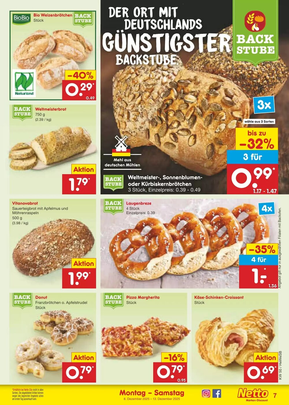 Netto Marken-Discount Prospekt (ab 08.12.2025) zum Blättern - Seite 7