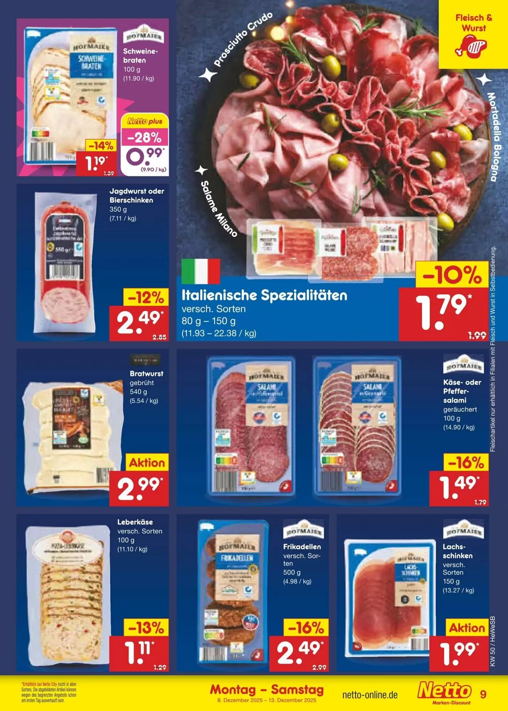 Netto Marken-Discount Prospekt (ab 08.12.2025) zum Blättern - Seite 9