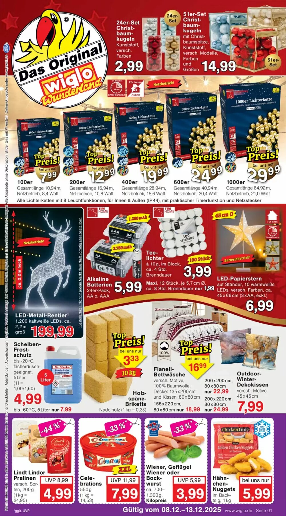 Wiglo Wunderland Prospekt (ab 08.12.2025) zum Blättern - Seite 1