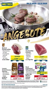 METRO Prospekt (ab 08.12.2025) zum Blättern