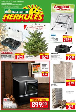 Herkules Baumarkt Prospekt (ab 08.12.2025) zum Blättern