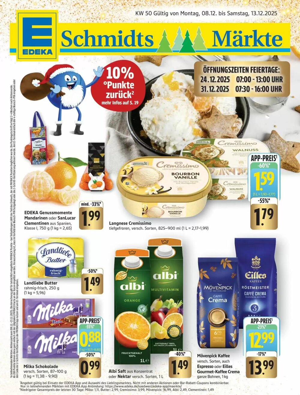 Schmidt's Märkte Prospekt (ab 08.12.2025) zum Blättern - Seite 1