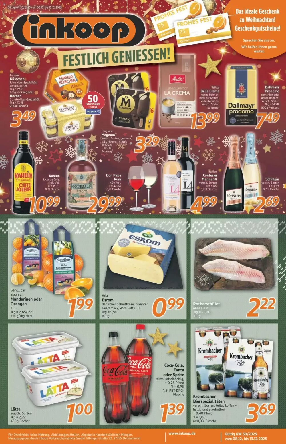 inkoop Prospekt (ab 08.12.2025) zum Blättern - Seite 1