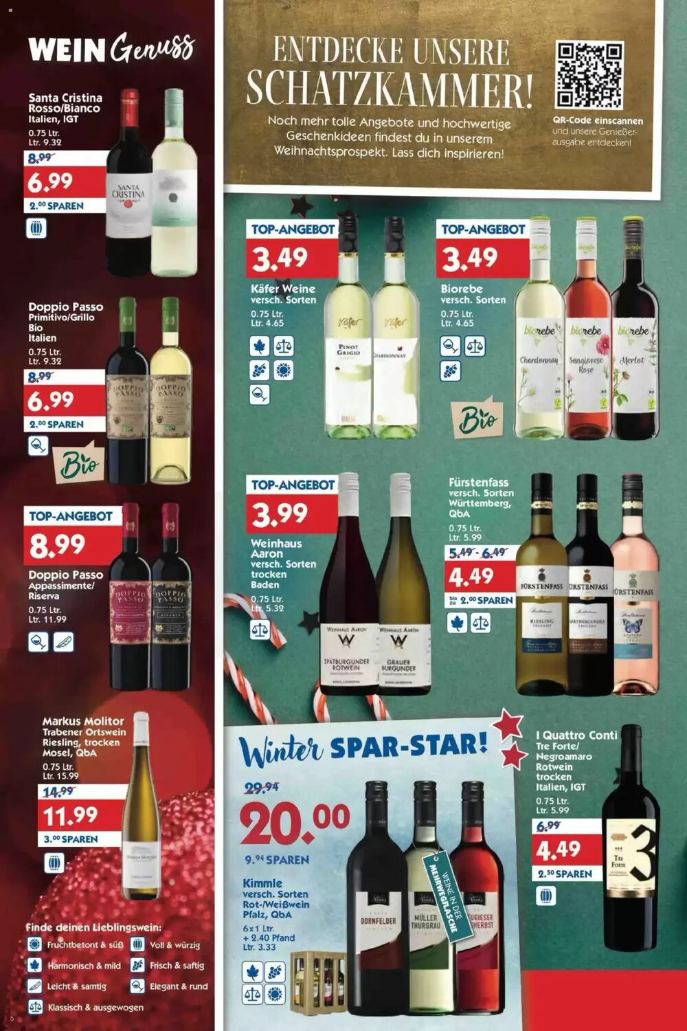 Hol'ab Getränkemarkt Prospekt (ab 08.12.2025) zum Blättern - Seite 6