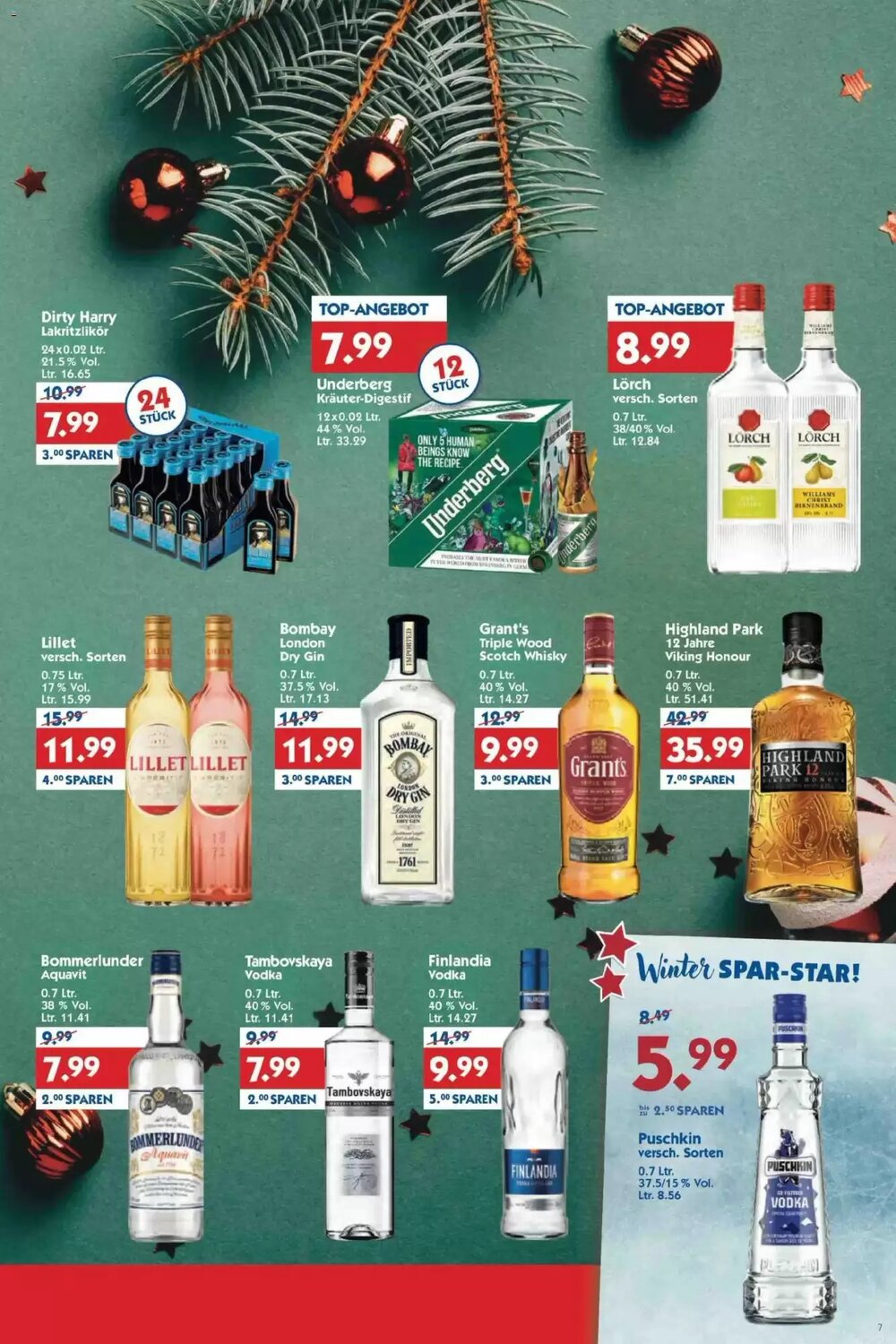 Hol'ab Getränkemarkt Prospekt (ab 08.12.2025) zum Blättern - Seite 7