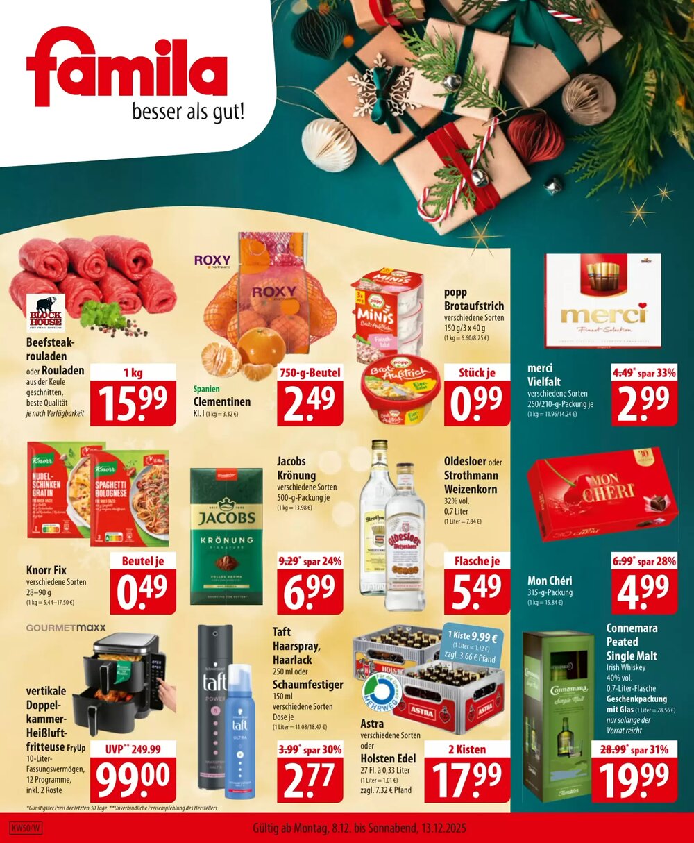 Famila Nord Ost Prospekt (ab 08.12.2025) zum Blättern - Seite 1