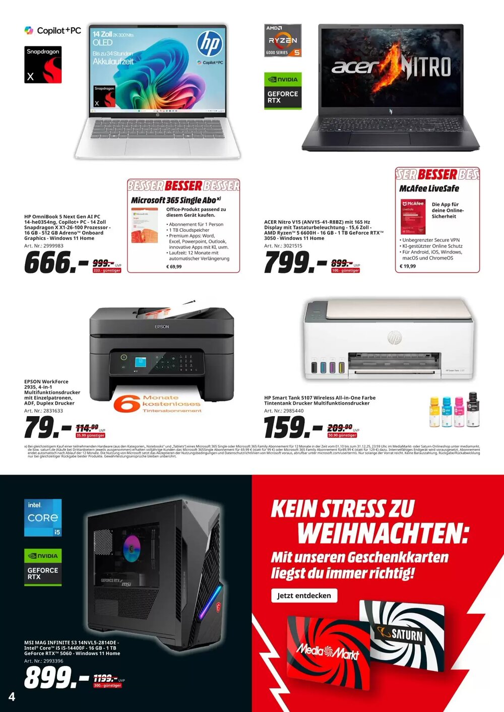 MediaMarkt Prospekt (ab 08.12.2025) zum Blättern - Seite 4