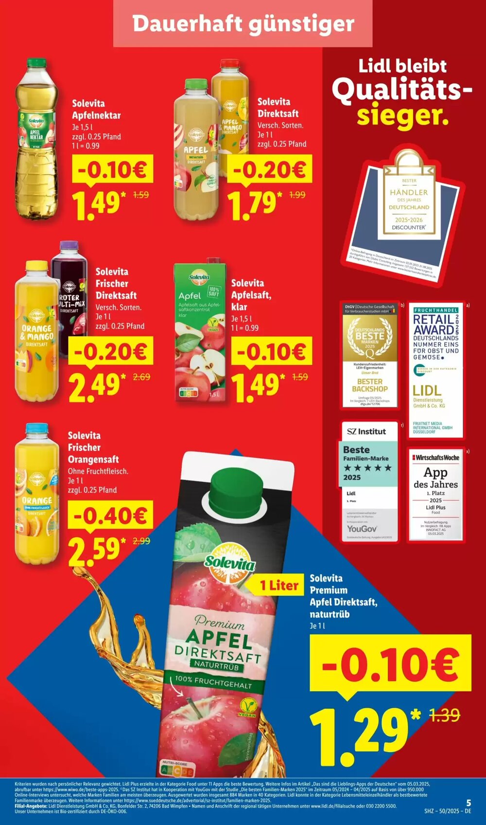 Lidl Prospekt (ab 08.12.2025) zum Blättern - Seite 5