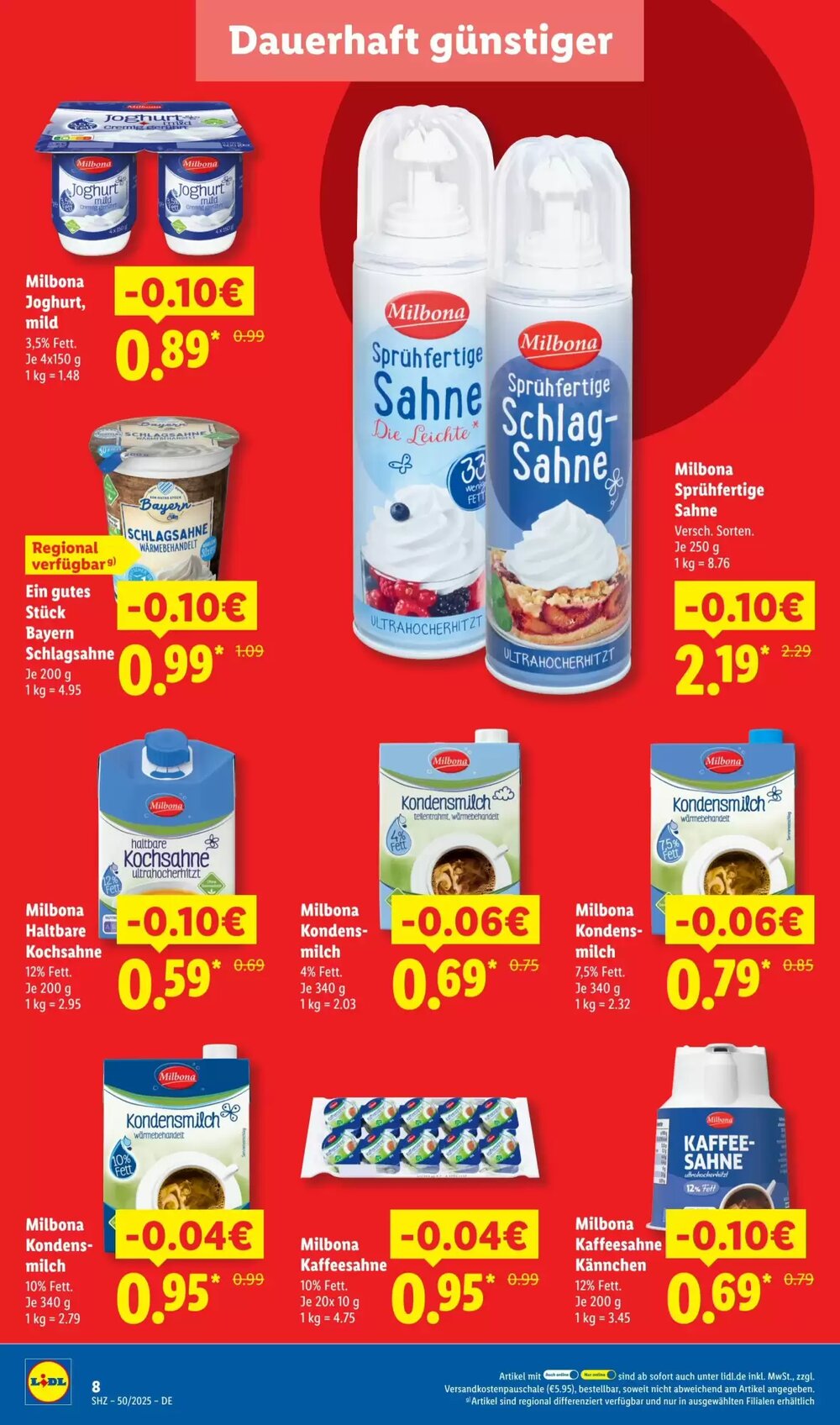 Lidl Prospekt (ab 08.12.2025) zum Blättern - Seite 8