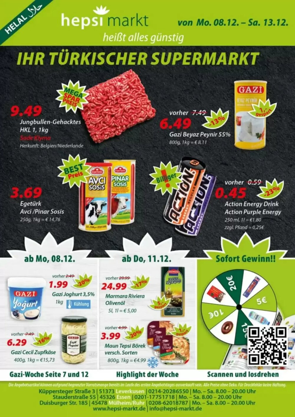 Hepsi-Markt Prospekt (ab 08.12.2025) zum Blättern - Seite 1