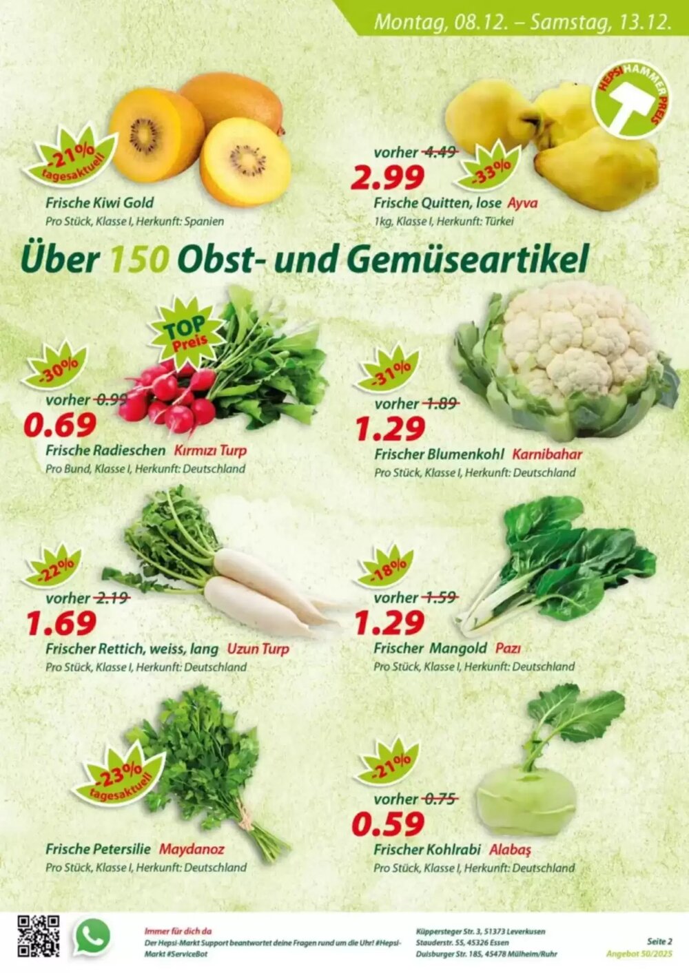 Hepsi-Markt Prospekt (ab 08.12.2025) zum Blättern - Seite 2