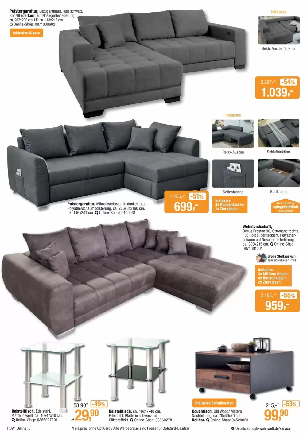 Opti Wohnwelt Prospekt (ab 09.12.2025) zum Blättern - Seite 6