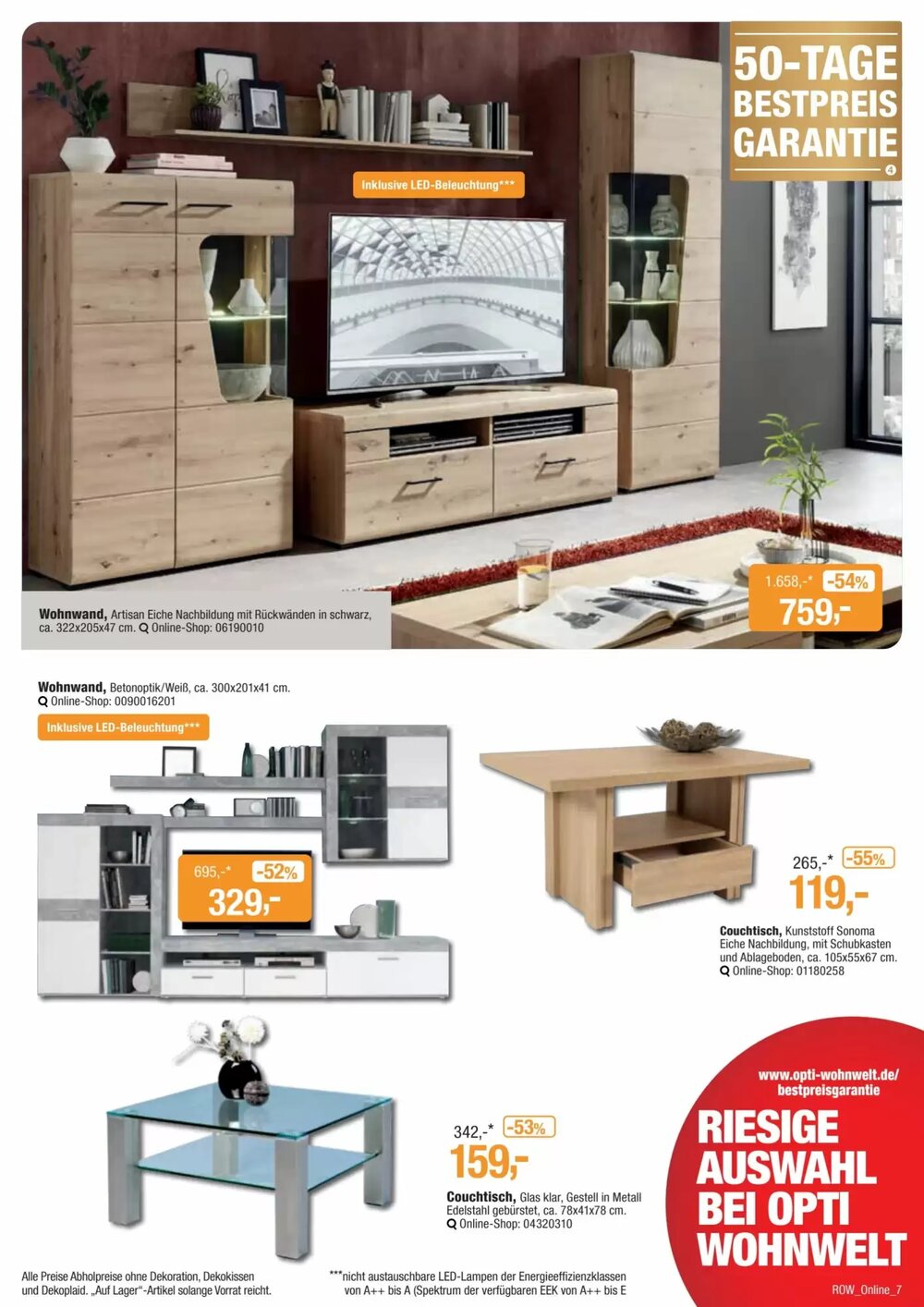 Opti Wohnwelt Prospekt (ab 09.12.2025) zum Blättern - Seite 7