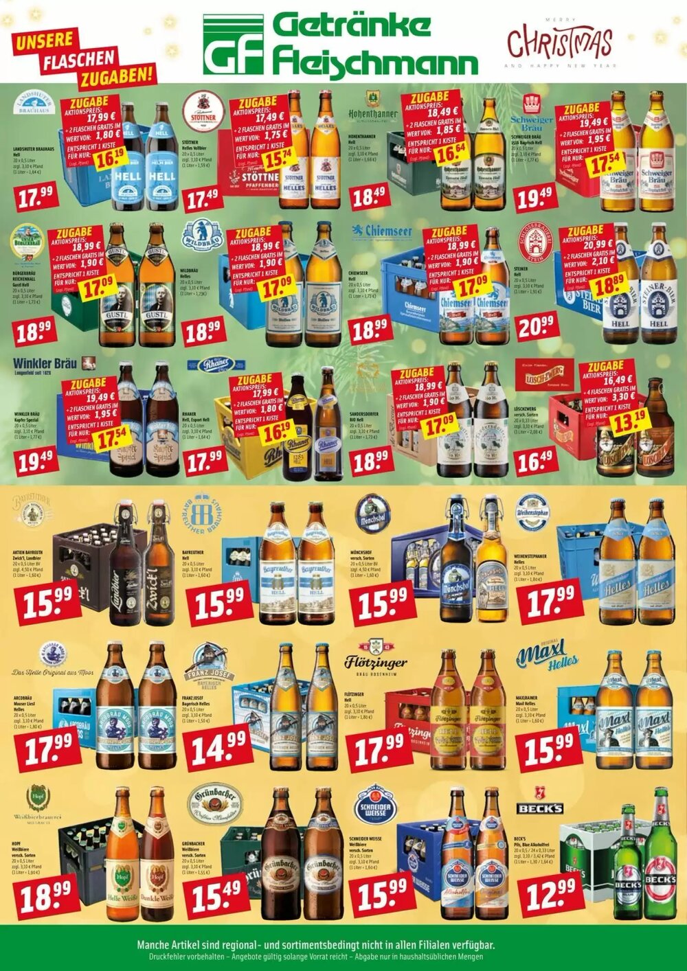 Getränke Fleischmann Prospekt (ab 09.12.2025) zum Blättern - Seite 2