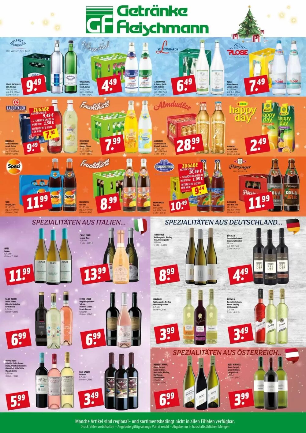 Getränke Fleischmann Prospekt (ab 09.12.2025) zum Blättern - Seite 3