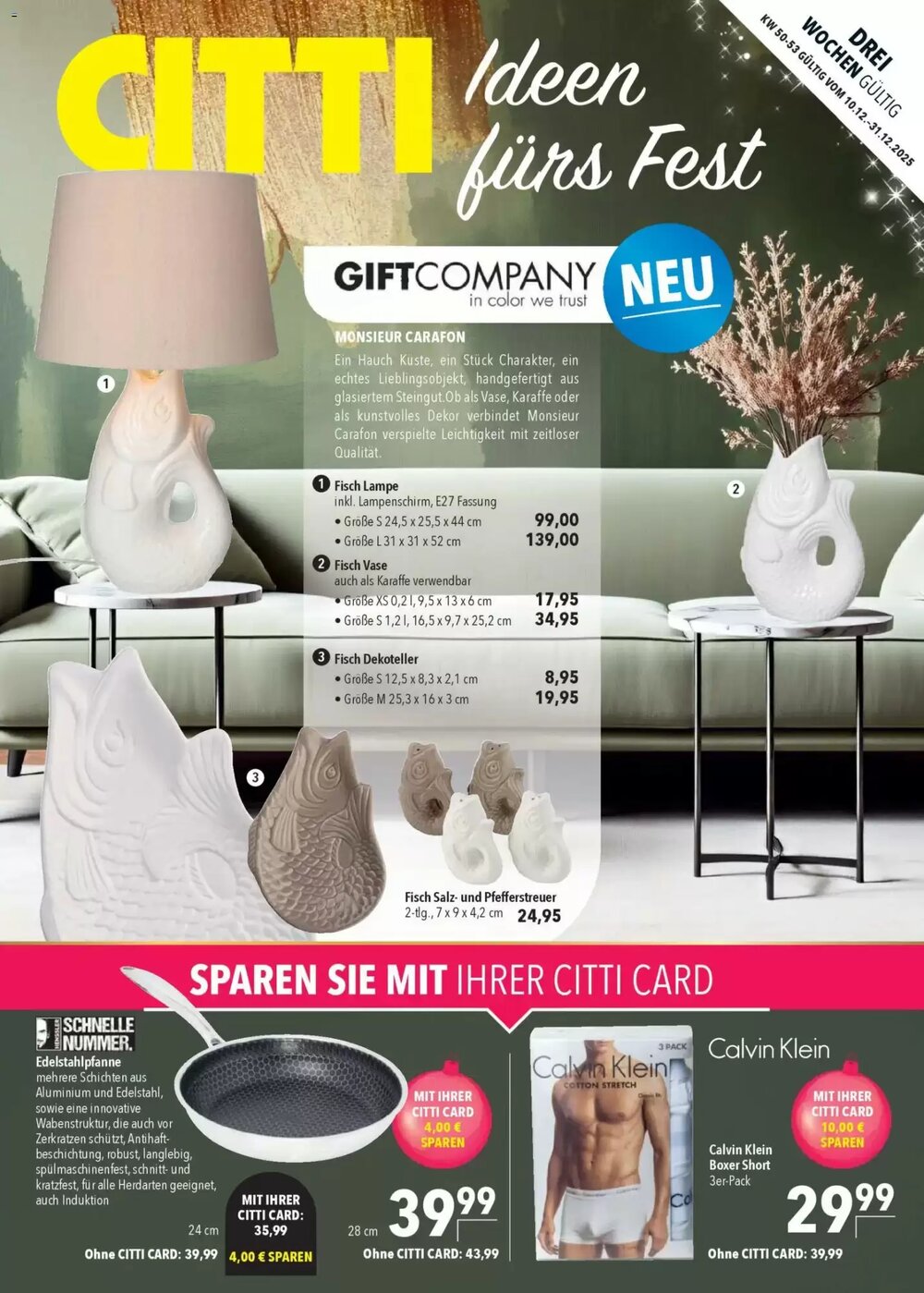 CITTI Markt Prospekt (ab 10.12.2025) zum Blättern - Seite 1