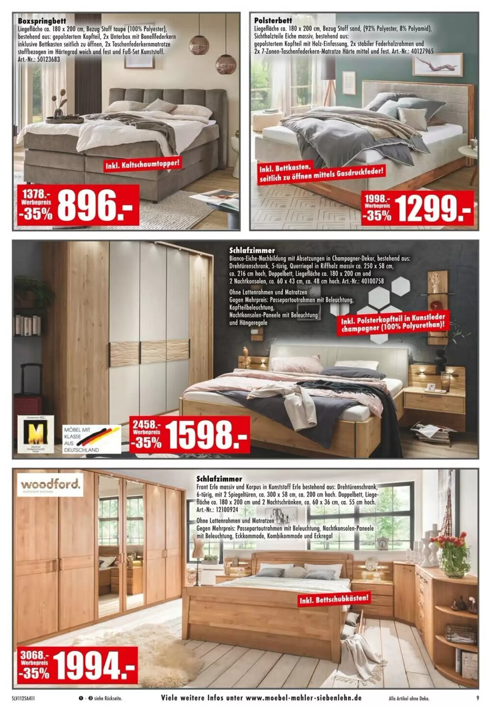 Möbel Mahler Prospekt (ab 10.12.2025) zum Blättern - Seite 9