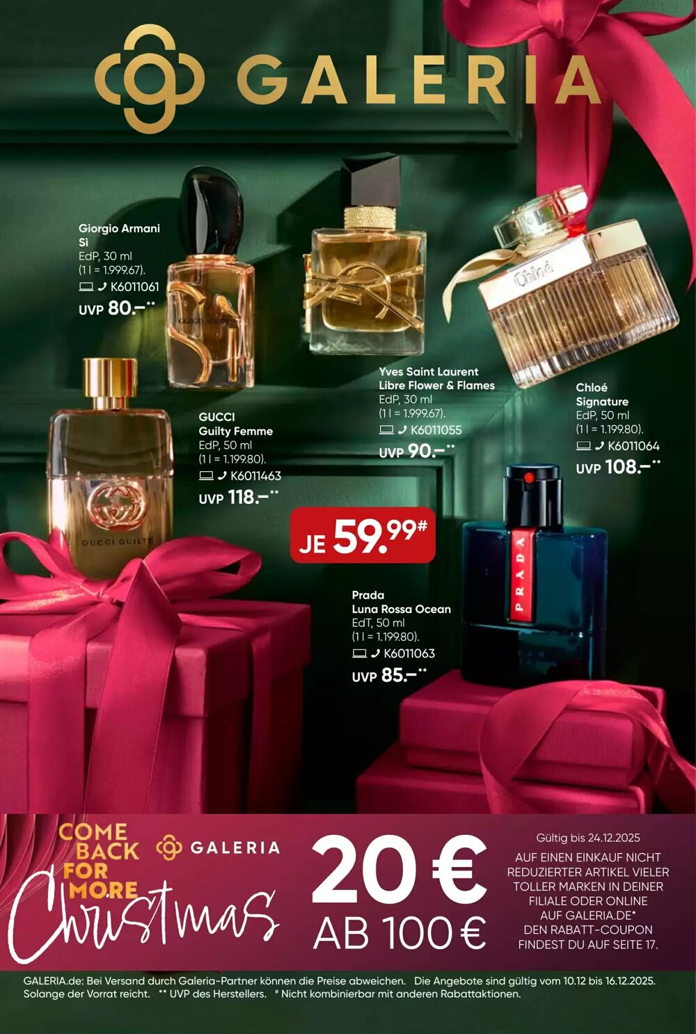 Galeria Prospekt (ab 10.12.2025) zum Blättern - Seite 1