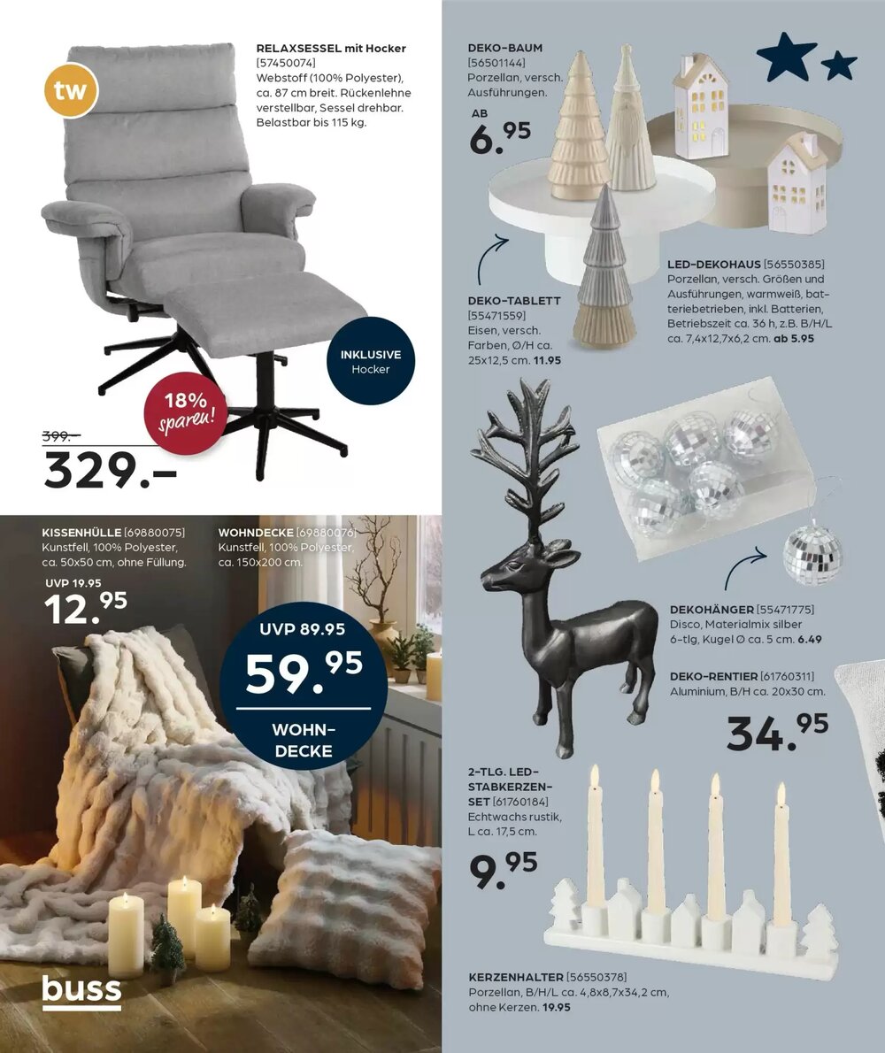 Möbel Buss Prospekt (ab 10.12.2025) zum Blättern - Seite 18