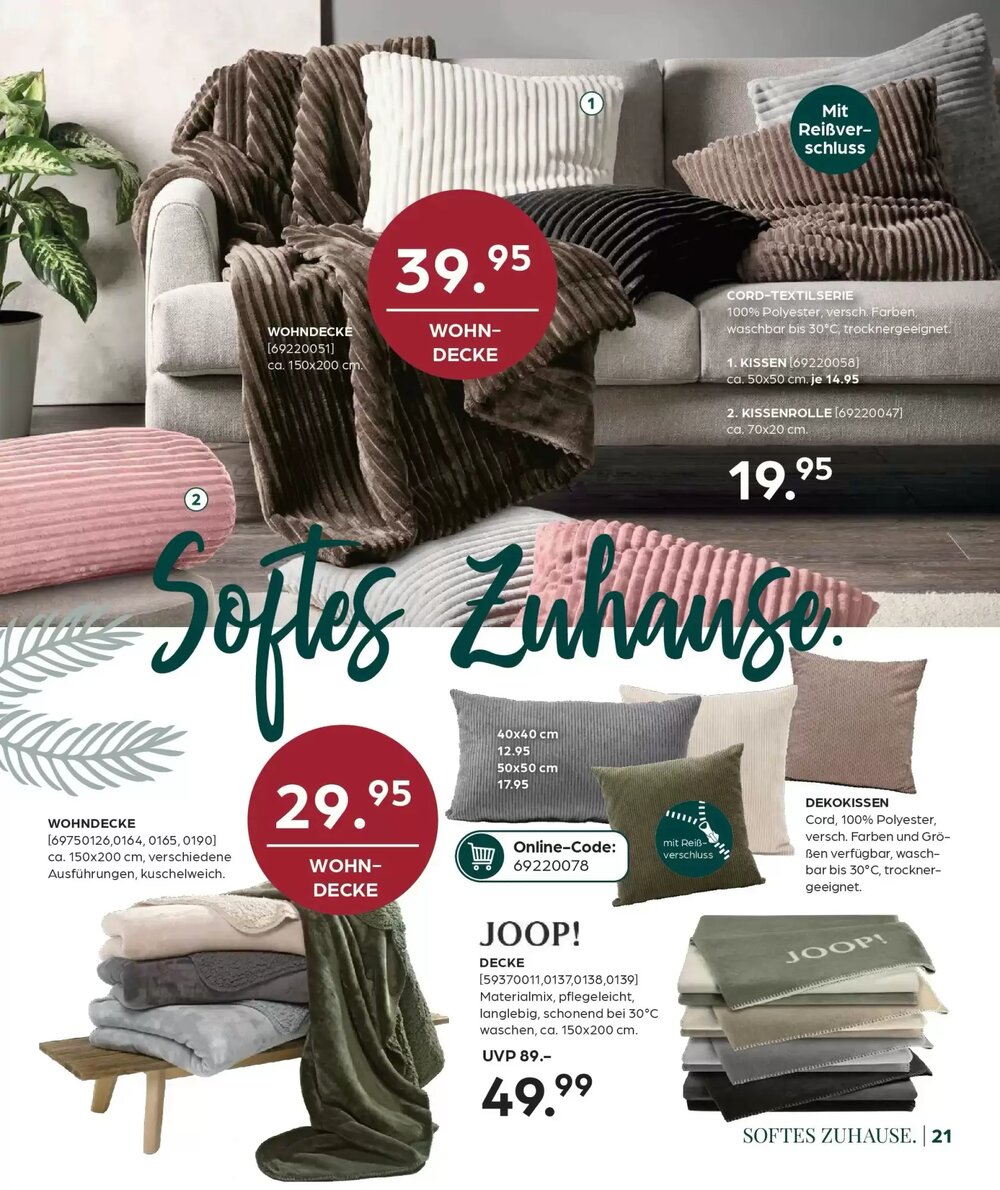 Möbel Buss Prospekt (ab 10.12.2025) zum Blättern - Seite 21