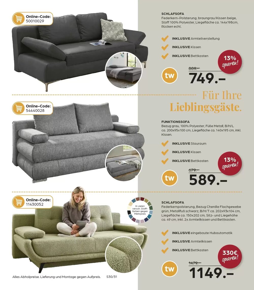 Möbel Buss Prospekt (ab 10.12.2025) zum Blättern - Seite 31