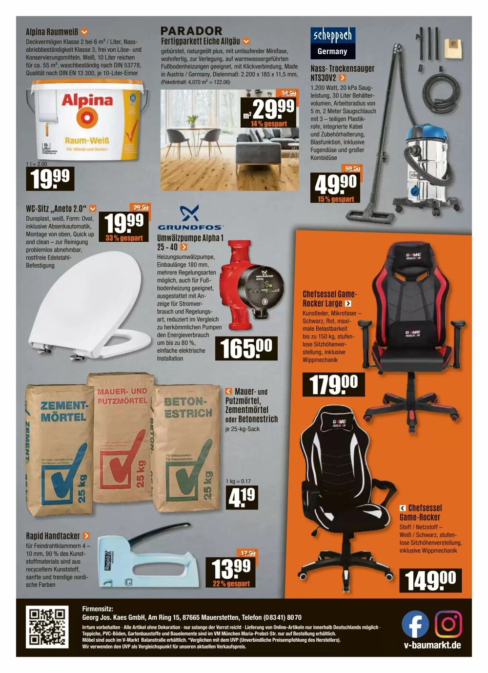 V Baumarkt Prospekt (ab 11.12.2025) zum Blättern - Seite 8