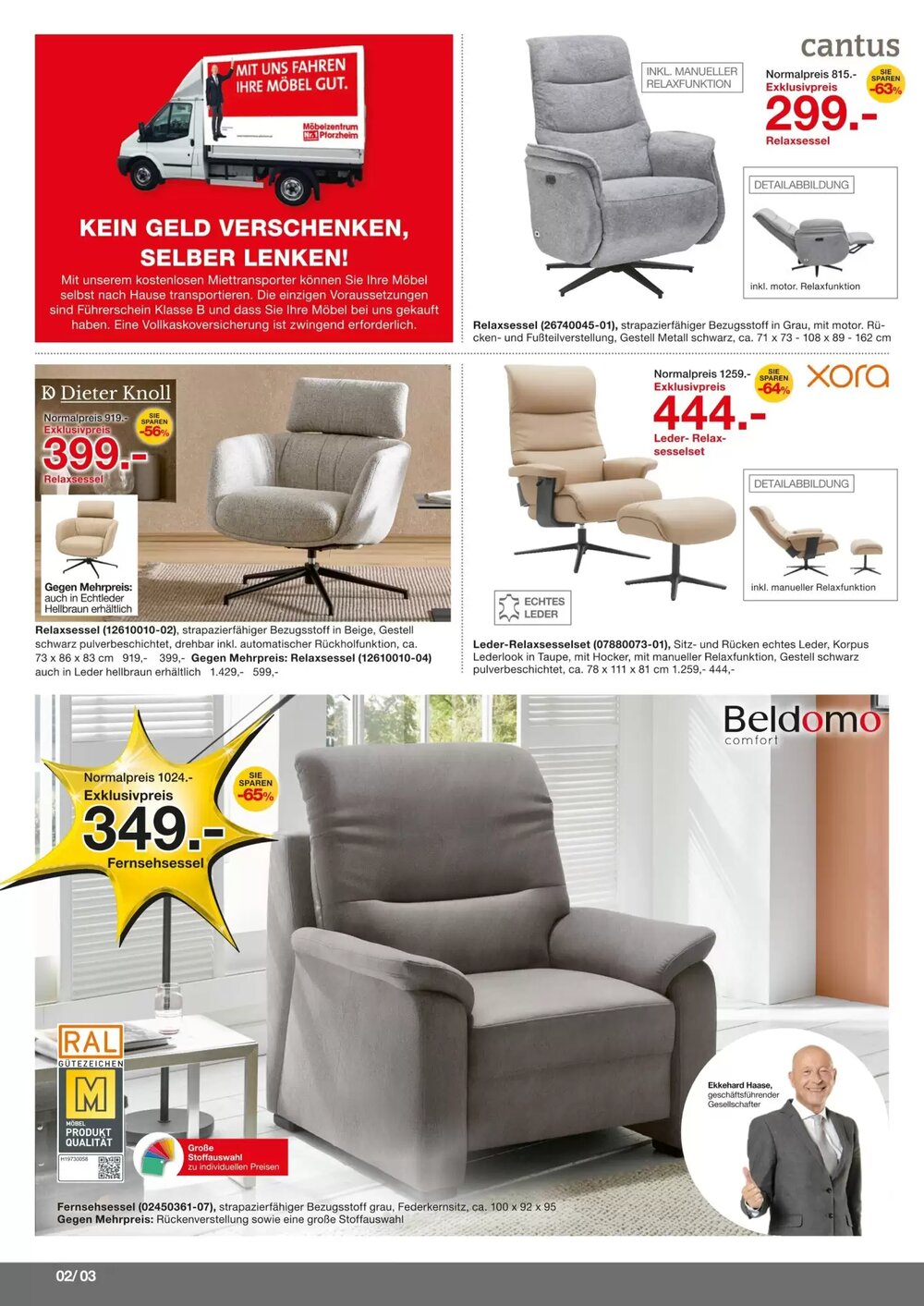 Möbelzentrum Pforzheim Prospekt (ab 12.12.2025) zum Blättern - Seite 2