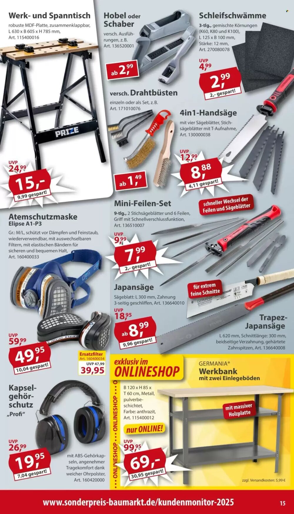 Sonderpreis Baumarkt Prospekt (ab 13.12.2025) zum Blättern - Seite 15