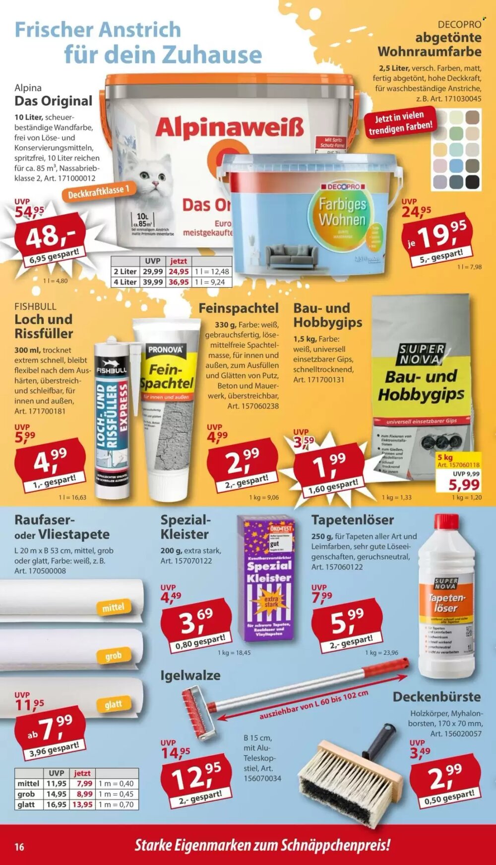 Sonderpreis Baumarkt Prospekt (ab 13.12.2025) zum Blättern - Seite 16