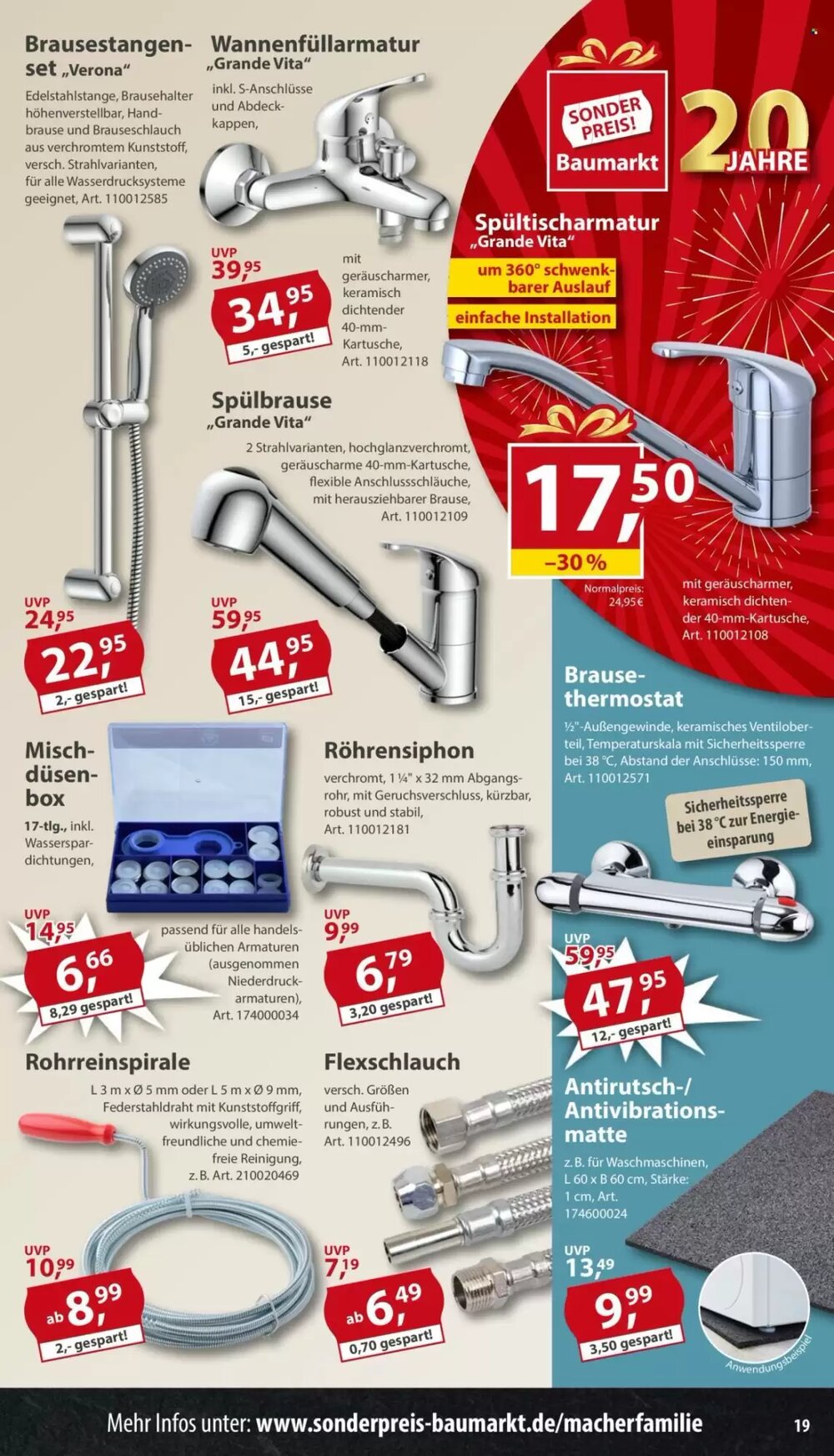 Sonderpreis Baumarkt Prospekt (ab 13.12.2025) zum Blättern - Seite 19