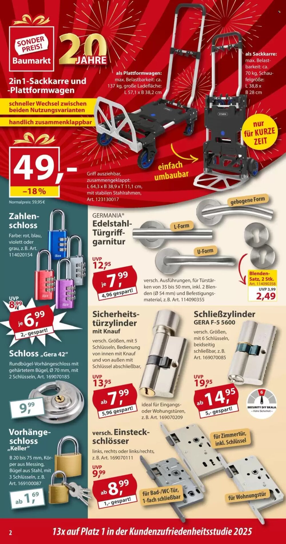 Sonderpreis Baumarkt Prospekt (ab 13.12.2025) zum Blättern - Seite 2