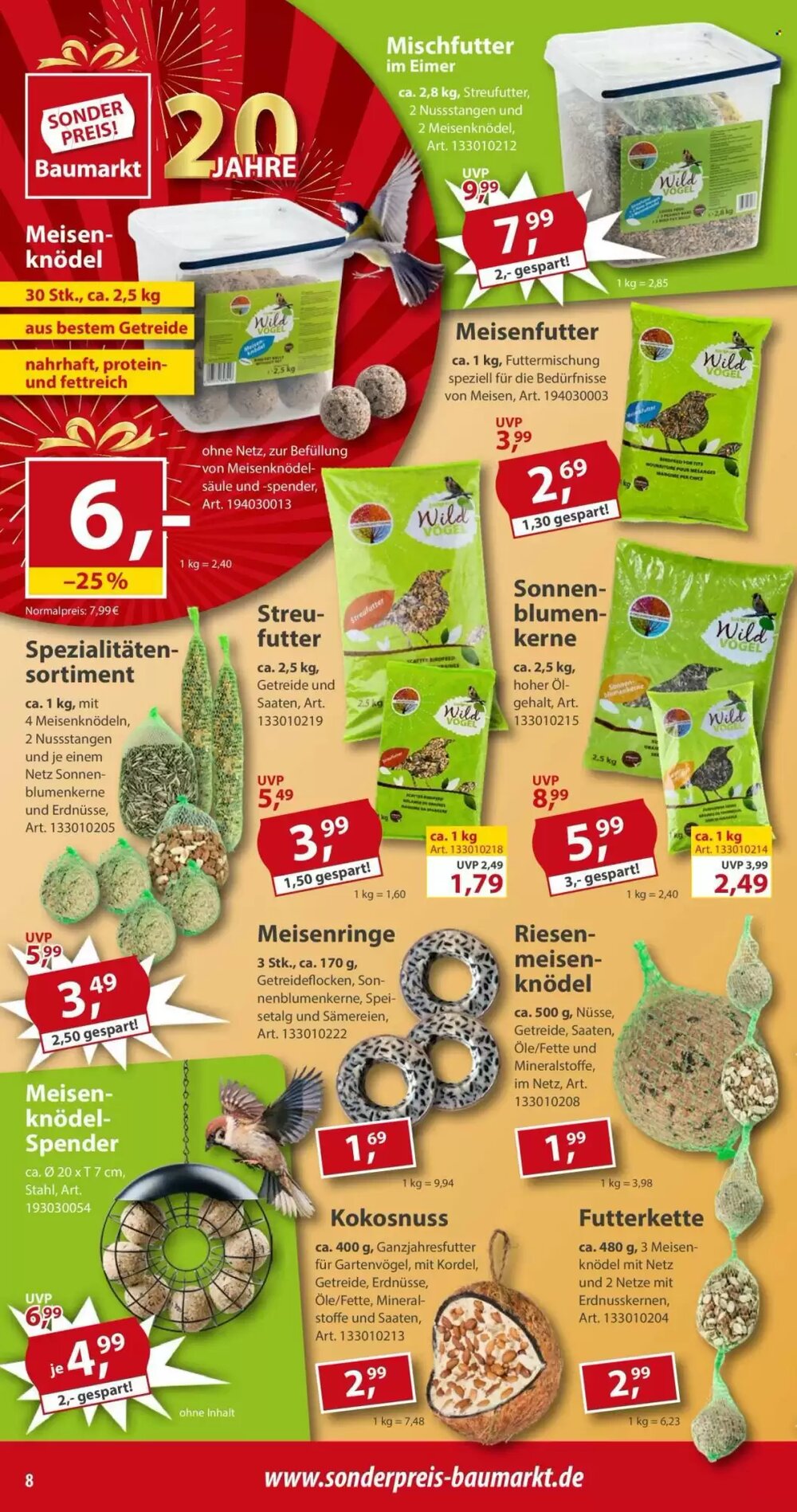 Sonderpreis Baumarkt Prospekt (ab 13.12.2025) zum Blättern - Seite 8