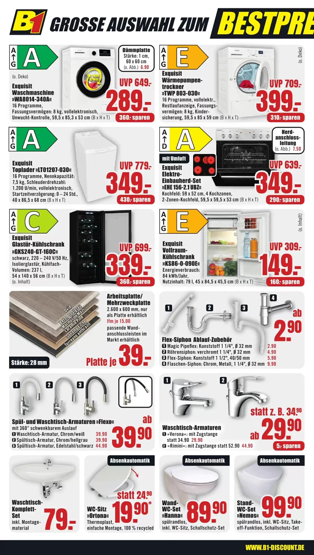 B1 Discount Baumarkt Prospekt (ab 13.12.2025) zum Blättern - Seite 2