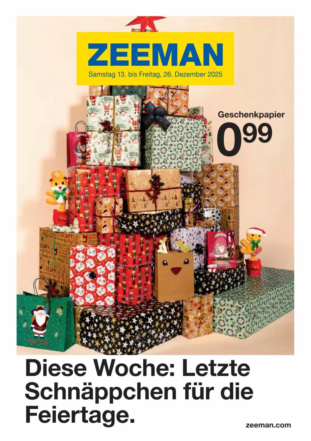 Zeeman Prospekt (ab 13.12.2025) zum Blättern - Seite 1