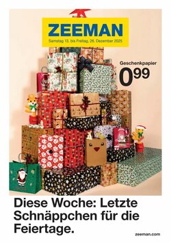 Zeeman Prospekt (ab 13.12.2025) zum Blättern