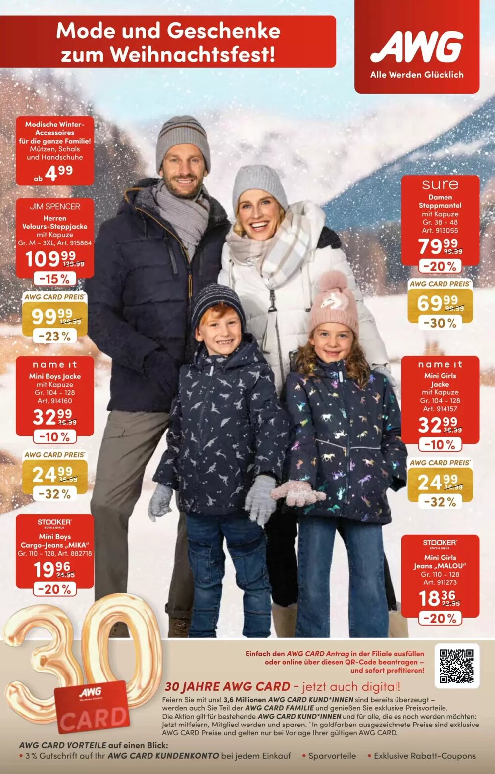 AWG Mode Prospekt (ab 13.12.2025) zum Blättern - Seite 1