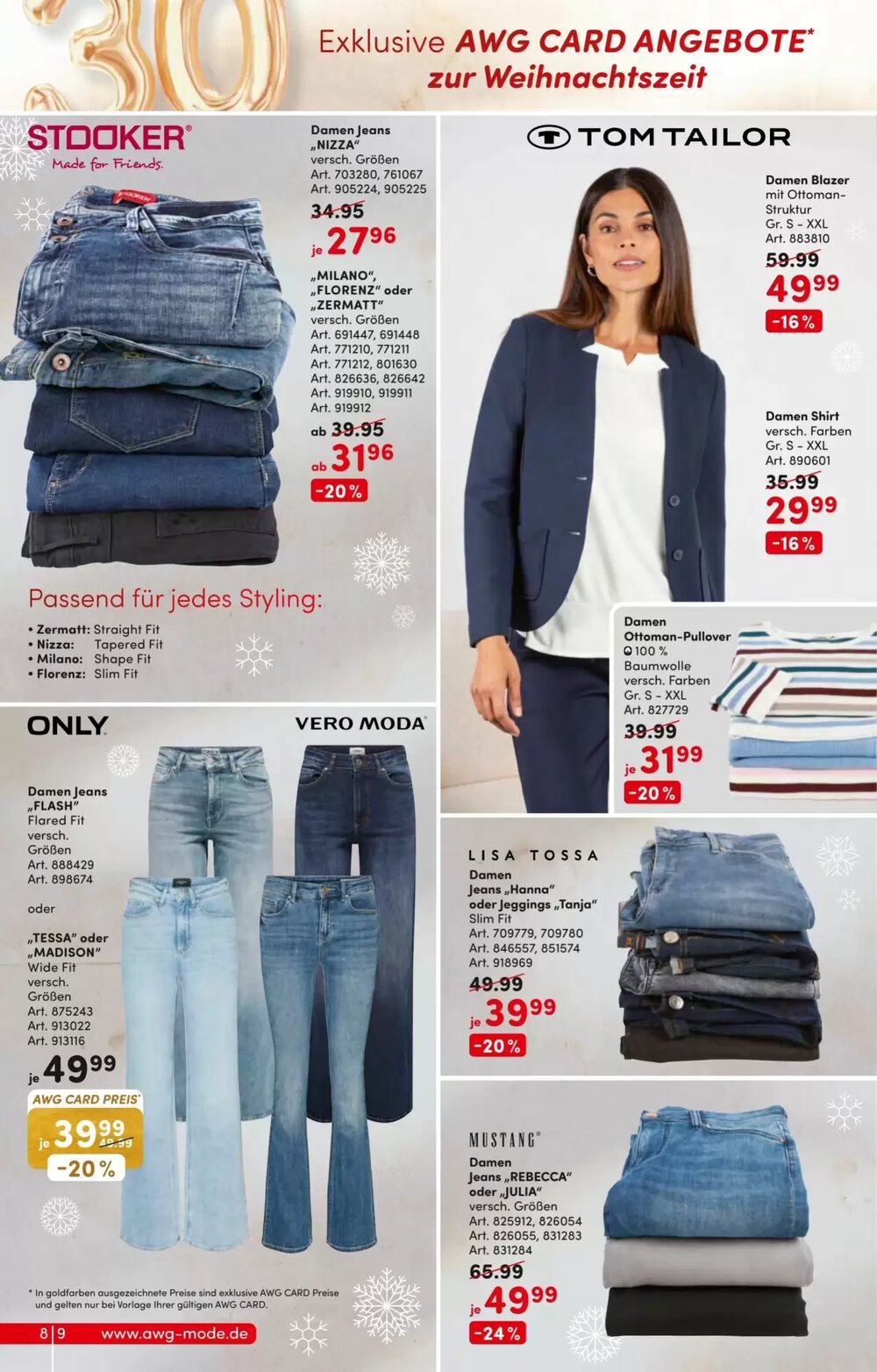 AWG Mode Prospekt (ab 13.12.2025) zum Blättern - Seite 8